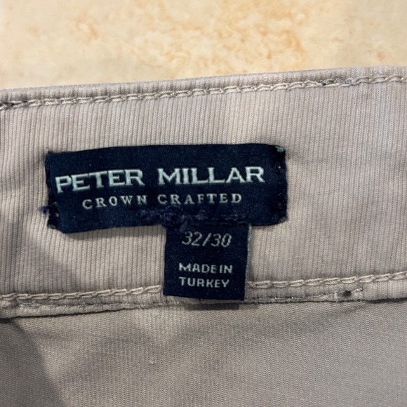 Peter Millar Wayfare 5 Pocket Pant Mens 32x27 Grey Crown Crafted Jeans Preppy - Picture 3 of 9